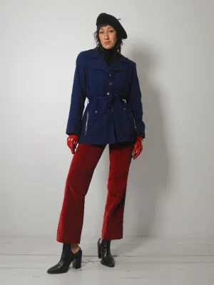 1960's Navy Trench Jacket