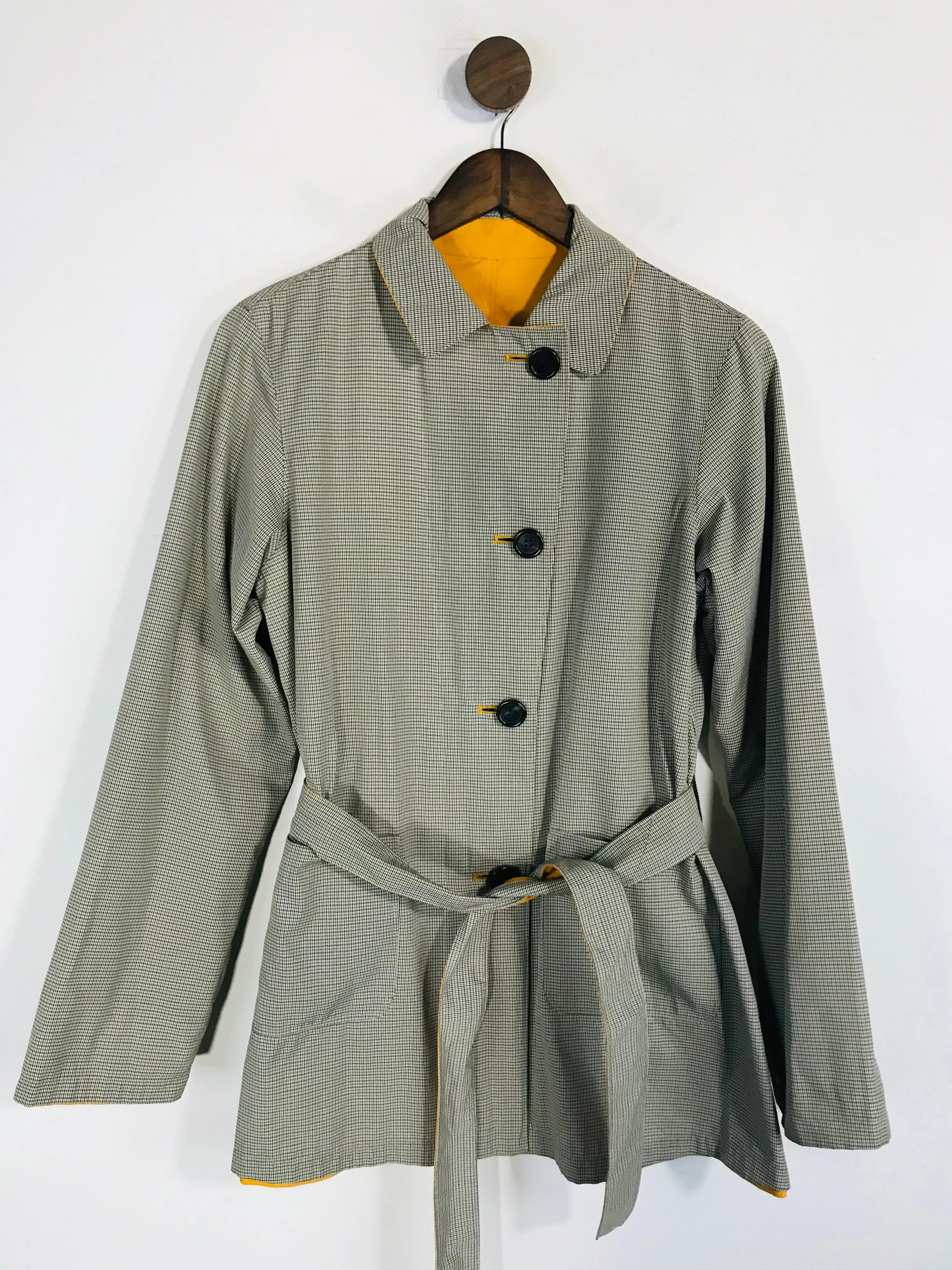 Aquascutum Women's Reversible Trench Coat | UK12 | Yellow