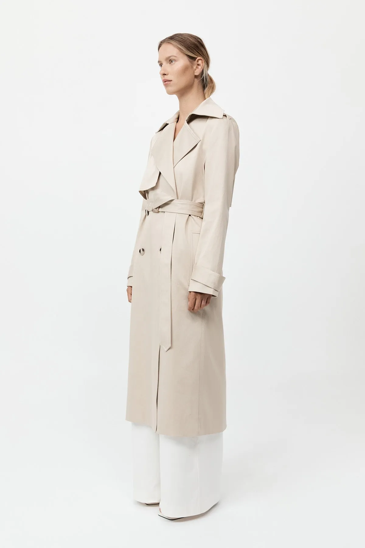 Classic Trench Coat - Champagne