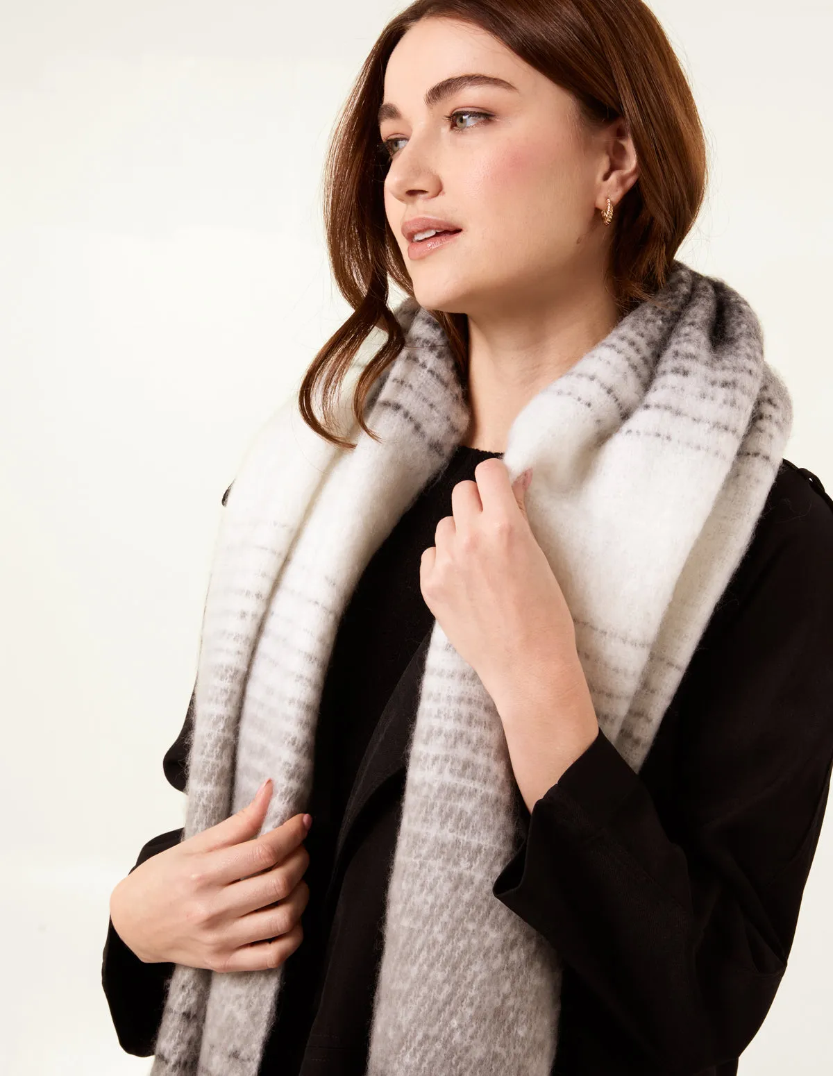 Ombré Brushed Scarf 