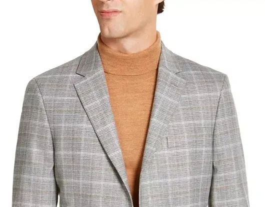 Tommy Hilfiger Men's Modern-Fit Thflex Stretch Sport Coats Brown Size 36
