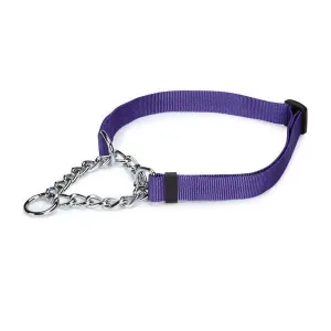 Ultra Violet Guardian Gear Chain Martingale Dog Collar