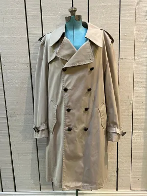 Vintage Clipper Mist All Weather Coat with Removable lining, Size 42