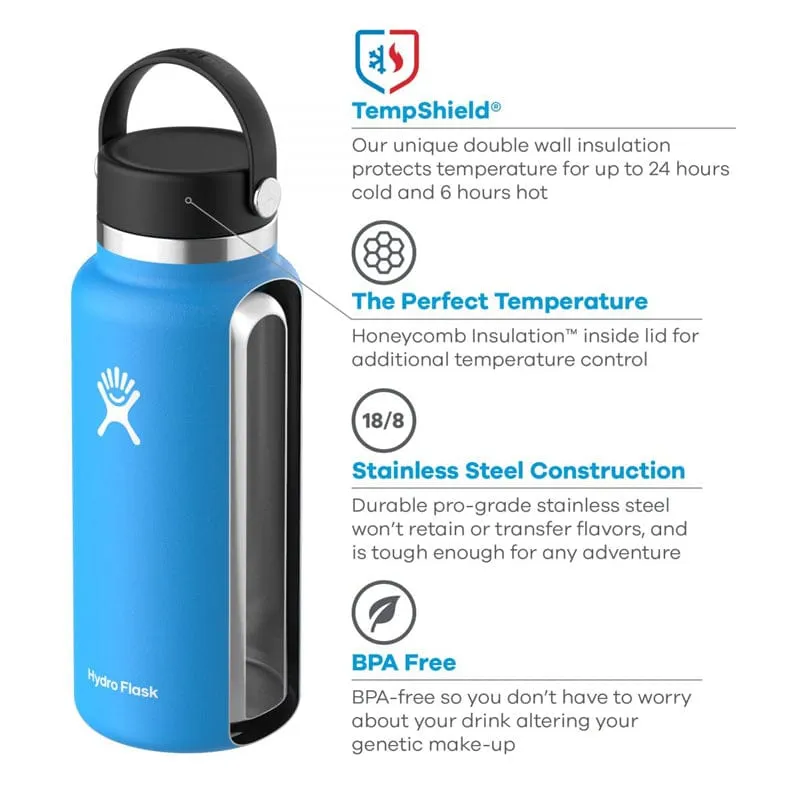 Wide Mouth Insulated Water Bottle 32oz